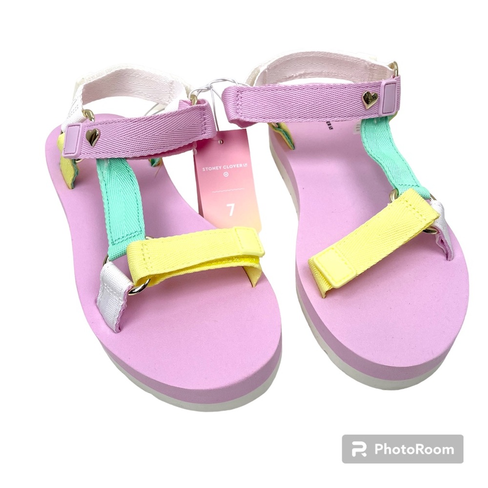 Stoney Clover Lane x Target Light Pink/Light Green/Light Yellow Size 7